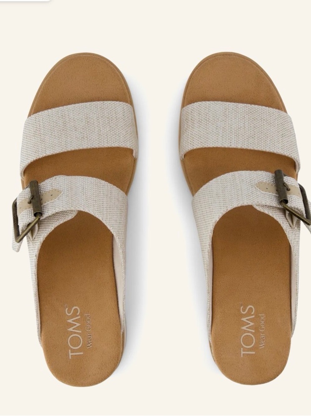 TOMS Diana Mule Wedge Sandals-Brand New - Picture 7 of 9